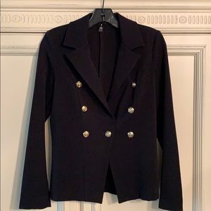 AQUA Bloomingdales Brand black jacket